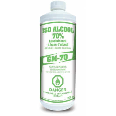 GM-70 - ISO ALCOOL 70% - 909ml